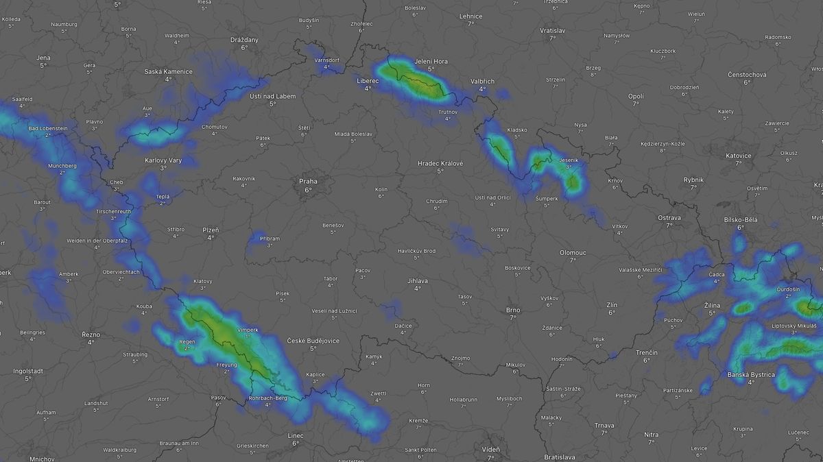 Na Šumavě bude sněžit, varují meteorologové